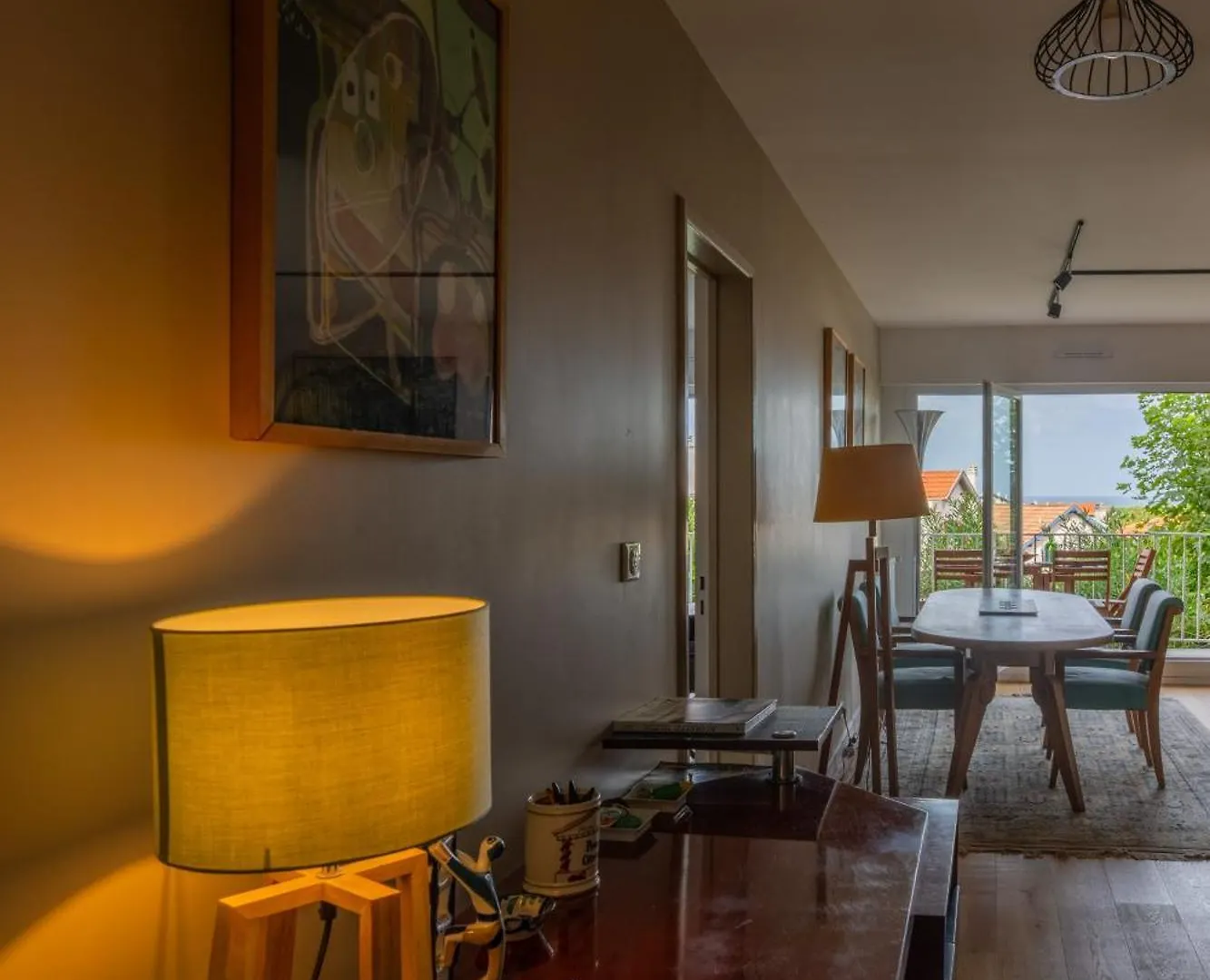 Apartment Appartement Cosy, Vue Mer, Terrasse Et Parking Situe A Beaurivage Biarritz